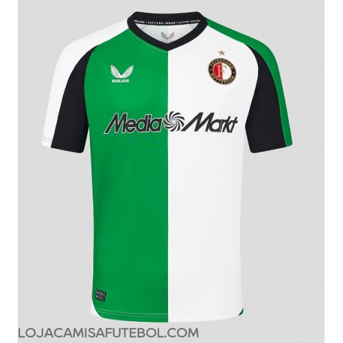 Camisa de Futebol Feyenoord Equipamento Alternativo 2024-25 Manga Curta